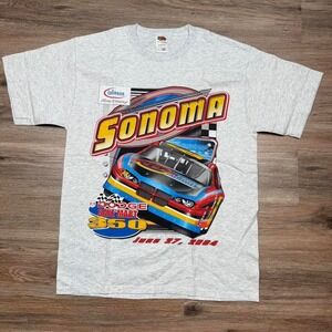 vintage 2000s big print brand new nascar racing tee